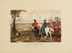 Fox hunting. The Start. 1854