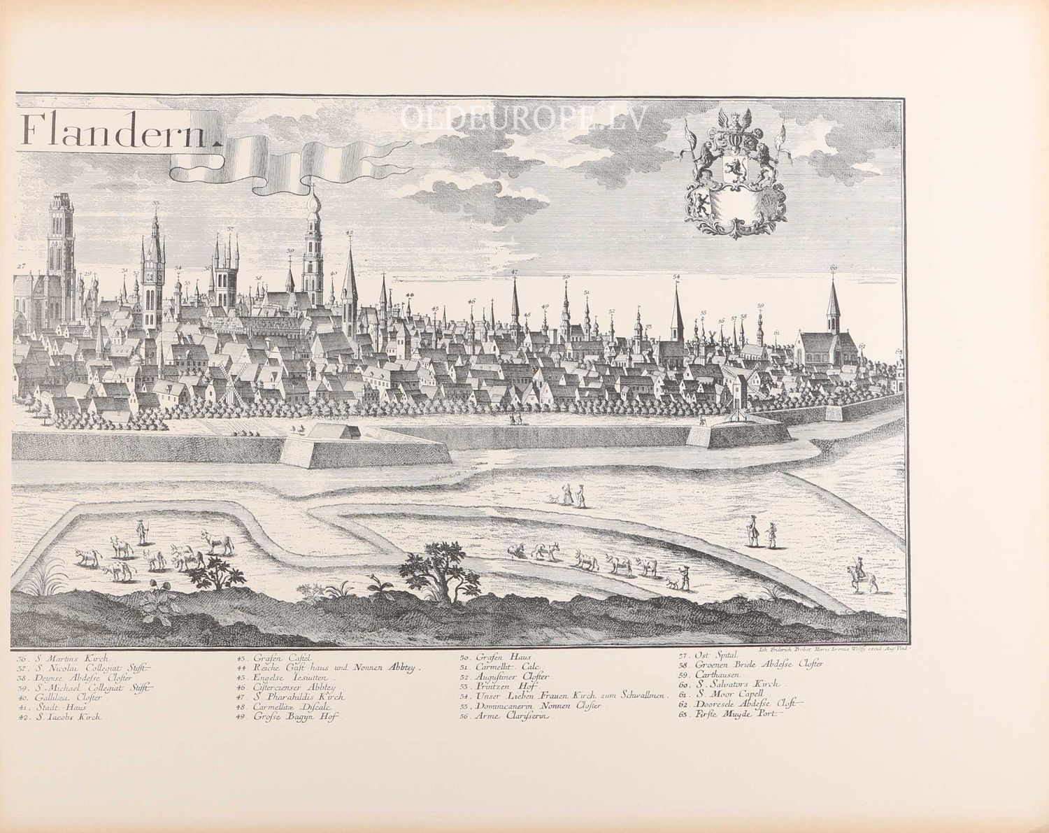 Ghent In Flandern Old Europe Gallery