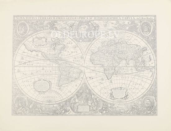 Nova Totius Terrarum Orbis Geographica Ac Hydrographica Tabula