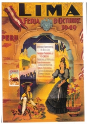 Lima Peru. Feria d Octubre 1949.  