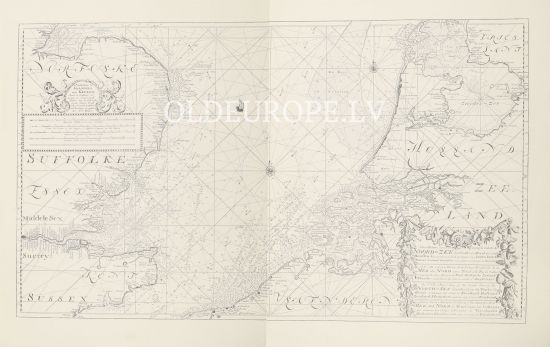 The New Sea Map of the South Part of the Northen-Sea