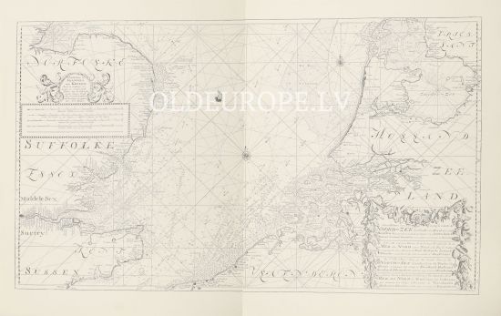The New Sea Map of the South Part of the Northen-Sea
