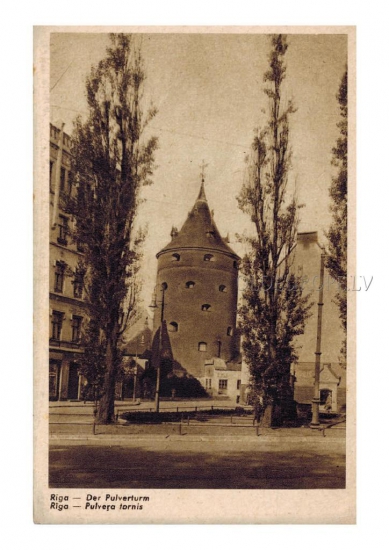 Pulvera tornis. Der Pulverturm. Riga